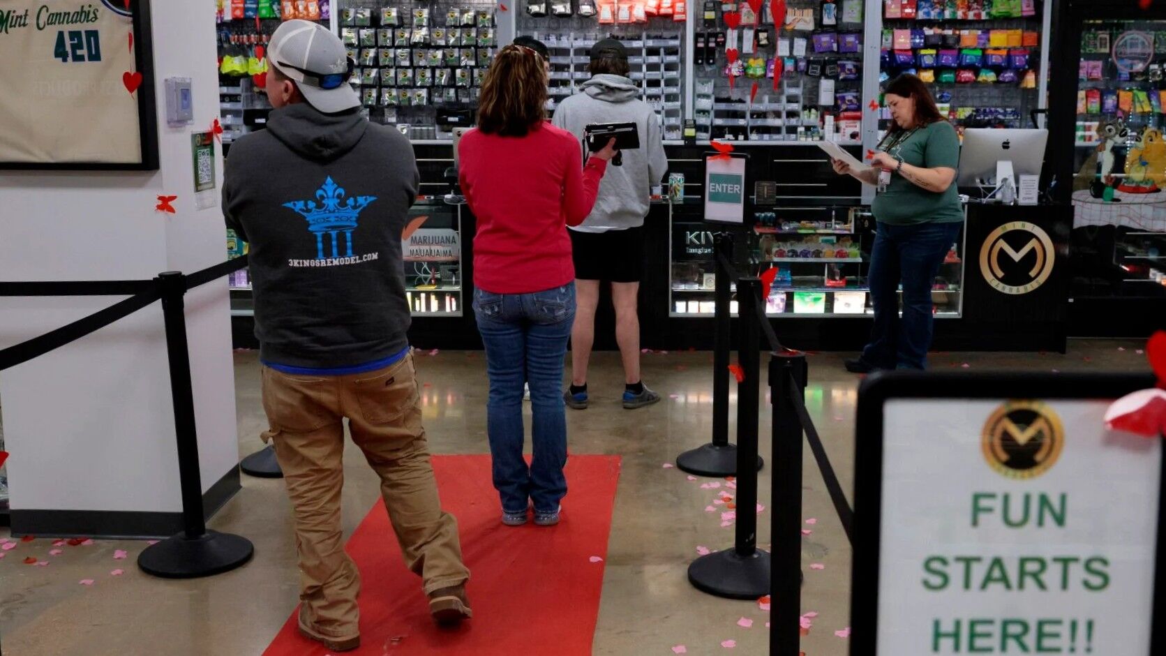 Cannabis dispensaries report booming business